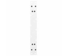 Kavos staliuko kojelės, 2 vnt., baltos, 60x(30-31) cm, plienas, A formos
