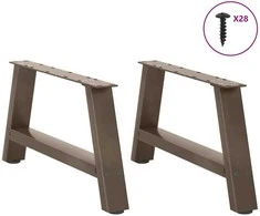 Kavos staliuko kojelės, A formos, 2 vnt., 60x(30-31) cm, plienas