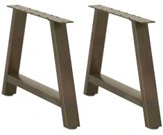 Kavos staliuko kojelės, A formos, 2 vnt., 70x(42-43) cm, plienas