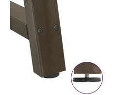 Kavos staliuko kojelės, A formos, 2 vnt., 70x(30-31) cm, plienas
