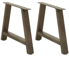 Kavos staliuko kojelės, A formos, 2 vnt., 60x(42-43) cm, plienas