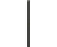 Baro stalo kojos, antracito spalvos, 2 vnt., 40x(110-111) cm, plienas