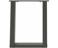 Kavos staliuko kojelės, 2 vnt., antracito spalvos, 38x(42-43) cm, plienas