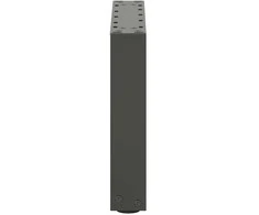 Kavos staliuko kojelės, 2 vnt., antracito spalvos, 40x(30-31) cm, plienas, U formos
