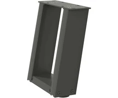 Kavos staliuko kojelės, 2 vnt., antracito spalvos, 30x(30-31) cm, plienas