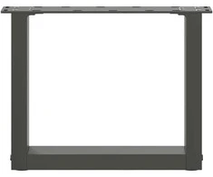 Kavos staliuko kojelės, 2 vnt., antracito spalvos, 30x(30-31) cm, plienas