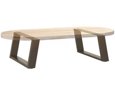 Kavos staliuko kojelės, U formos, 2 vnt., natūralus plienas, 70x(30-31) cm, plienas