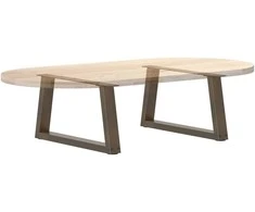 Kavos staliuko kojelės, V formos, 2 vnt., natūralus plienas, 50x(30-31,3) cm, plienas