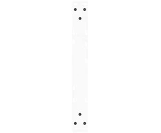 Kavos staliuko kojelės, V formos, 2 vnt., baltos, 60x(30-31,3) cm, plienas