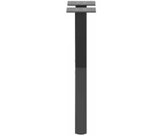Kavos staliuko kojelės, 2 vnt., antracito spalvos, 28x(42-43) cm, plienas