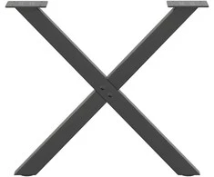 Kavos staliuko kojelės, 2 vnt., antracito spalvos, 60x(42-43) cm, plienas