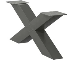 Kavos staliuko kojelės, 2 vnt., antracito spalvos, 70x(30-31) cm, plienas