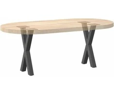 Kavos staliuko kojelės, 2 vnt., antracito spalvos, 28x(42-43) cm, plienas