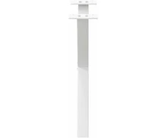 Kavos staliuko kojelės, 2 vnt., baltos, 60x(42-43) cm, plienas, X formos