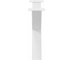 Kavos staliuko kojelės, 2 vnt., baltos, 70x(42-43) cm, plienas, X formos