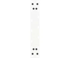 Kavos staliuko kojelės, 2 vnt., baltos, 38x(42-43) cm, plienas, U formos