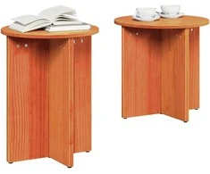 Kavos staliukas 2 pcs Vaško ruda