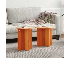 Kavos staliukas 2 pcs Vaško ruda