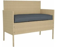 Pallet pagalvių rinkinys 2 pcs Antracitas 100 x 40 x 8 cm