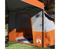 Kempingo Palapinių Komplektas 2 pcs Oranžinė Tafeta ir Medžiaga