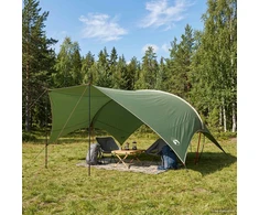 Kempingo tentas, atsparus vandeniui Žalia 690 x 580 x 255 cm
