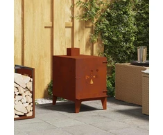 Kempingo viryklė, 35x50x60 cm, Corten plienas