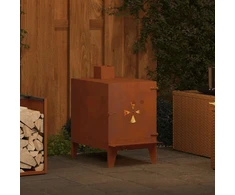 Kempingo viryklė, 35x50x60 cm, Corten plienas