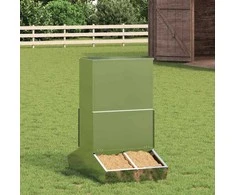 Kiaulių šėrykla Sidabro 82 x 51 x 91,5 cm Cinkuota plienas