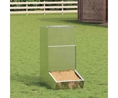 Kiaulių šėrykla Sidabro 55 x 38 x 76 cm Cinkuota plienas