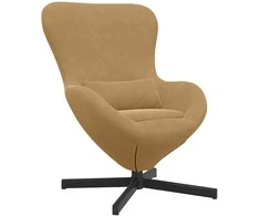 Fotelis Kiaušinio formos krėslas Ruda 63 x 73 x 90 cm Aksomas