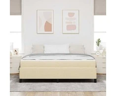 Kiemas lova Kreminė 180 x 200 cm audinys