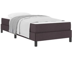 Kiemas lova Tamsiai rudas 90 x 200 cm audinys