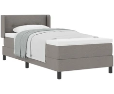 Kiemas lova su galvūgalio Taupe 200 x 100 cm audinys
