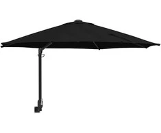 Sodo skėtis Juoda 248 x 248 x 148 cm Poliesteris ir plienas