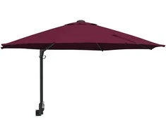Sodo skėtis Bordo raudona 248 x 248 x 148 cm