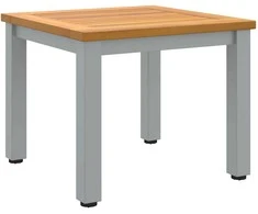 Lauko stalas Natūrali ir pilka 45 x 45 x 38 cm