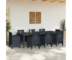 Oro sąlygoms atsparus sodo stalas Antracitas 250 x 100 x 73 cm