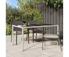 Sodo stalas Balta 150 x 90 x 75 cm poliratanas