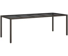 Sodo stalas Ruda 250 x 100 x 75 cm poliratanas