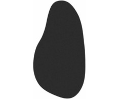 Kilimas HUARTE Juoda 80 x 150 cm Poliesteris