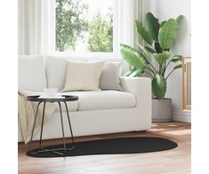 Kilimas HUARTE Juoda 80 x 150 cm Poliesteris