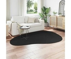 Zoninės kiliminės dangos HUARTE Juoda 160 x 230 cm Poliesteris