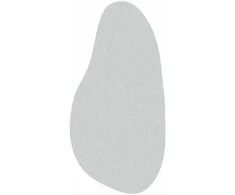 Zoninės kiliminės dangos HUARTE Pilka 100 x 200 cm Poliesteris