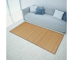 Kilimas, 120x180cm, rudos spalvos, bambukas, stačiakampis