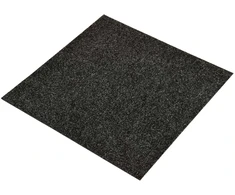 Kilimas 20 pcs Juodas 50 x 50 cm Bitumas