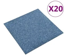 Kilimas 20 pcs Mėlyna 50 x 50 cm 100% polipropileno