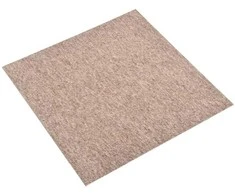 Kilimas 20 pcs Smėlio 50 x 50 cm 100% polipropileno