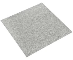 Kilimas 20 pcs Šviesiai pilka 50 x 50 cm 100% polipropileno
