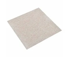 Kilimas 20 pcs Šviesiai smėlinė 50 x 50 cm 100% polipropileno