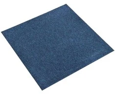 Kilimas 20 pcs Tamsiai mėlyna 50 x 50 cm 100% polipropileno